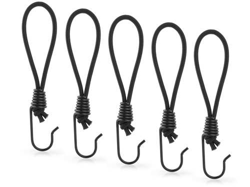 Haczyk z gumką do mocowania banerów 5 mm / 16 cm /  5 sztuk